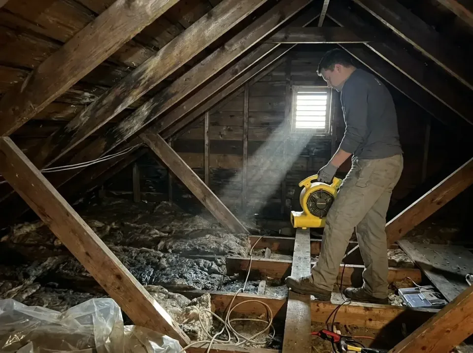 attic-water-damage-drying-proc-007 — frequently asked questions, Emergency Water Extraction & 24/7 Flood Response in Scott,…